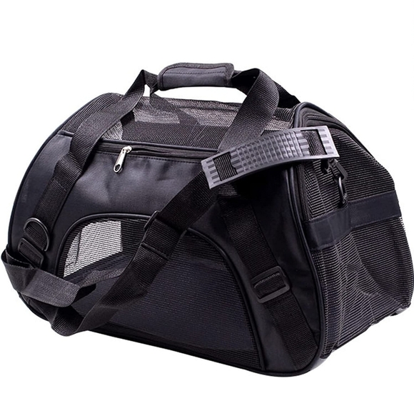 PORTABLE Foldable Cat/Dog Transport Bag Carrier Bag Mesh Breathable Travel Bag - Picture 1 of 9